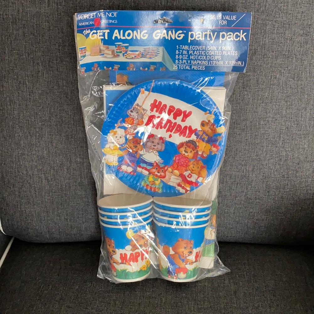 1984 Get A Long Gang party pack sealed